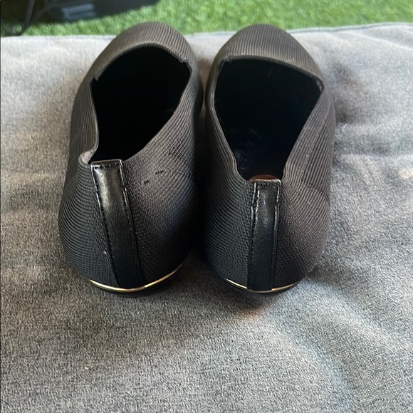 Black Rivet Black Loafers - Picture 3 of 6